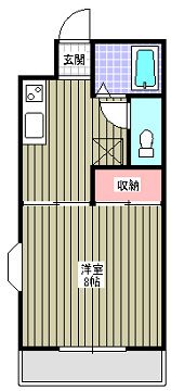 メゾンラパルフェの間取り画像
