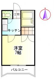 エスポアール中井の間取り画像