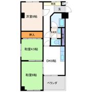 中根ハイツの間取り画像