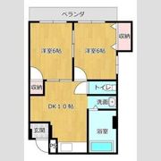 服部コーポの間取り画像