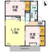 アクセス Bの間取り画像