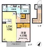 メゾンコリンベールAの間取り画像
