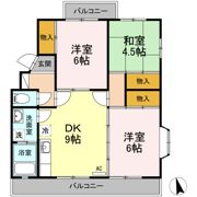 ヴェルテ皆賀の間取り画像