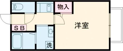 セジュールZENZO Bの間取り画像