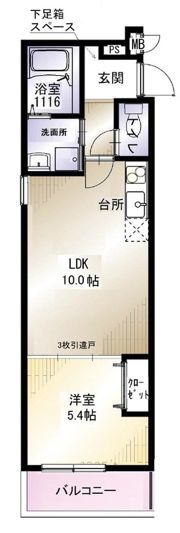 フジパレス神田町の間取り画像