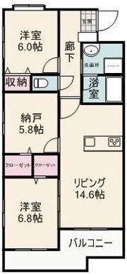 グランデストーリアの間取り画像