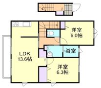 ビロカーレ Aの間取り画像