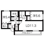 ピアジュ宮の森の間取り画像