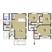 西川タウンハウスBの間取り画像