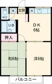 ビューハピネスUの間取り画像
