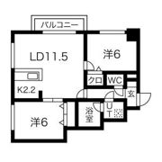 ノルテブリッサ24ロードの間取り画像