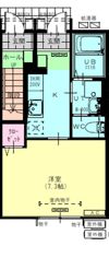 アウル西見前の間取り画像