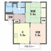 パークタウン弐番館の間取り画像