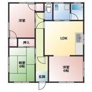 松下荘の間取り画像