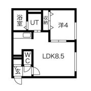 ecoa厚別中央の間取り画像