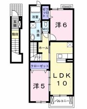 プリメイロBの間取り画像