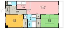 ハイデ上町の間取り画像