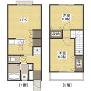 メゾンドローザ大芝の間取り画像