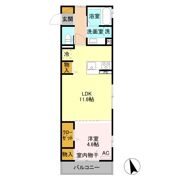 ガルボ上千田の間取り画像