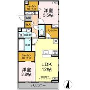 ディーシャンブル南丸之内B棟の間取り画像