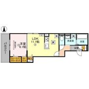 GRAMM深草 Southの間取り画像