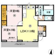 TORISIA花見が丘の間取り画像