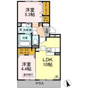 サニーフラット新八代の間取り画像
