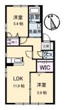 ノーブル田ノ上の間取り画像
