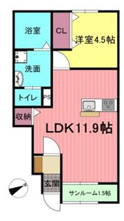 アルデバランB棟の間取り画像
