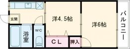 シティハイツ田寺の間取り画像