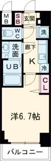 プレサンスKOBEシフォンの間取り画像