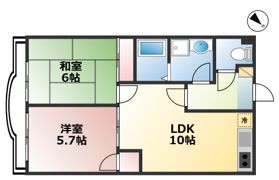 スカイハイツみさとの間取り画像