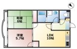 スカイハイツみさとの間取り画像