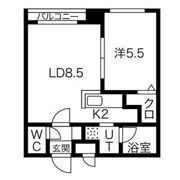 ノヴァ発寒南の間取り画像