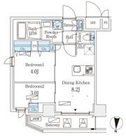 リテラス住吉の間取り画像
