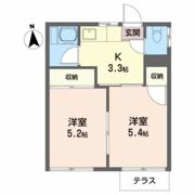 若葉ハイツの間取り画像