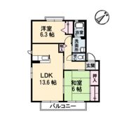カミーリア B棟の間取り画像