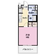 サニーハイツ外堀Aの間取り画像