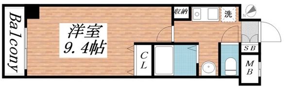 ブリックロード山の手の間取り画像