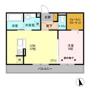 グランベール Aの間取り画像