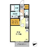 プレジールの間取り画像