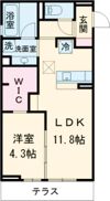 D-chambre矢田磧の間取り画像