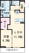 D-chambre矢田磧の間取り画像