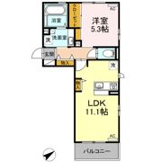 オッツセンチュリー長府 A棟の間取り画像