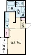 MELDIA湊の間取り画像