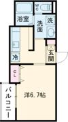 MELDIA湊の間取り画像