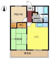 クレール香呂の間取り画像