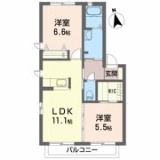 シティ クレール E棟の間取り画像