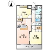 メゾンホールディング翔の間取り画像