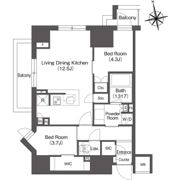 コンフォリア東上野の間取り画像